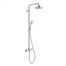 Душевая система с термостатом Hansgrohe Croma Select E Showerpipe 180 2jet (цвет - хром/белый) (27256400) фото 1 Aquada.com.ua