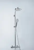 Душевая система Hansgrohe Crometta Showerpipe 160 1jet (цвет - хром/белый) (27266400) фото 3 Aquada.com.ua