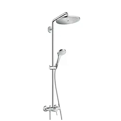 Душевая система Hansgrohe Croma Select S Showerpipe 280 1jet (цвет - хром) (26791000) фото 1 Aquada.com.ua