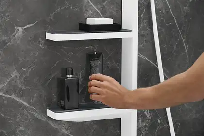 Душевая система Hansgrohe Rainfinity (цвет - белый матовый) (26842700) фото 6 Aquada.com.ua