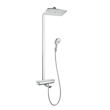 Душевая система с термостатом Hansgrohe Raindance E Showerpipe 360 1jet (цвет - хром) (27113000) фото 1 Aquada.com.ua
