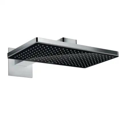 Верхний душ Hansgrohe Rainmaker Select 460 1jet (цвет - хром/чёрный) (24003600) фото 1 Aquada.com.ua