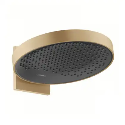 Верхний душ Ø 360 мм Hansgrohe Rainfinity, 1 тип струи (цвет - матовая бронза) (26230140) фото 1 Aquada.com.ua