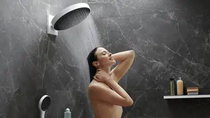 Верхний душ Ø 250 мм Hansgrohe Rainfinity, 3 типа струи (цвет - белый матовый) (26232700) фото 7 Aquada.com.ua Верхний душ Ø 250 мм Hansgrohe Rainfinity, 3 типа струи (цвет - белый матовый) (26232700) фото 7 Aquada.com.ua