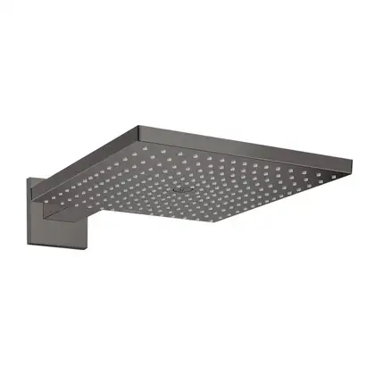 Верхний душ Hansgrohe Raindance E 300 х 300 мм, 1 тип струи (цвет - чёрный матовый хром) (26238340) фото 1 Aquada.com.ua