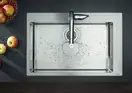 Встраиваемая кухонная мойка Hansgrohe S71 S711-F660 (цвет - нержавеющая сталь) 660 (43302800) фото 4 Aquada.com.ua