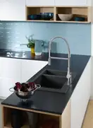Встраиваемая кухонная мойка Hansgrohe S51 S510-F635 (цвет - чёрный графит) 180/450 (43315170) фото 7 Aquada.com.ua