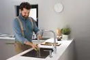 Встраиваемая кухонная мойка Hansgrohe S71 S719-U660 (цвет - нержавеющая сталь) 660 (43428800) фото 2 Aquada.com.ua