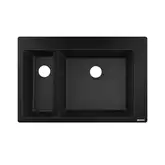 Hansgrohe S51 S510-F635 Кухонная мойка, графитово-черная (43315170)