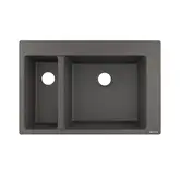 Hansgrohe S510-F635 Мойка кухонная, 2 чаши, Stonegrey (43315290)