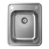 Встраиваемая кухонная мойка Hansgrohe S41 S412-F340 (цвет - нержавеющая сталь) 340/400 (43334800)