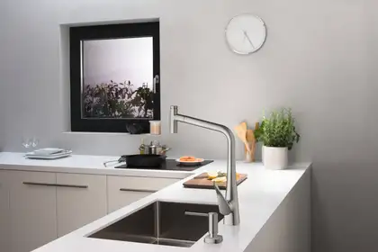 Встраиваемая кухонная мойка Hansgrohe S71 S719-U660 (цвет - нержавеющая сталь) 660 (43428800) фото 4 Aquada.com.ua