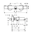 Термостат для ванны Hansgrohe Ecostat Comfort (цвет - шлифованная бронза) (13114140) фото 2 Aquada.com.ua
