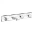 Термостат для ванны Hansgrohe RainSelect (цвет - хром/белый) (15359400) фото 1 Aquada.com.ua