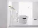 Смеситель отельностоящий для ванны Hansgrohe PuraVida (цвет - хром) (15473000) фото 2 Aquada.com.ua