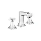 Смеситель для раковины на 3 отверстия Hansgrohe Metropol Classic (цвет - хром), с донным клапаном (31306000) фото 1 Aquada.com.ua
