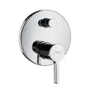 Смеситель для ванны, однорычажный Hansgrohe Metris S (цвет - хром) (31466000) фото 1 Aquada.com.ua
