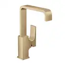 Смеситель для раковины Hansgrohe Metropol (цвет - шлифованное золото), с донным клапаном Push-Open (32511140) фото 1 Aquada.com.ua
