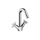 Смеситель для раковины, двухвентильный Hansgrohe Logis (цвет - хром) (71271000) фото 1 Aquada.com.ua