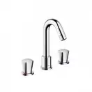 Смеситель на борт ванны, двухвентельный Hansgrohe Logis (цвет - хром) (71300000) фото 1 Aquada.com.ua