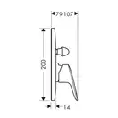 Смеситель для ванны Hansgrohe Logis (цвет - хром) (71406000) фото 2 Aquada.com.ua