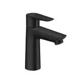 Смеситель для раковины CoolStart Hansgrohe Talis E (цвет - чёрный матовый), с донным клапаном (71713670)