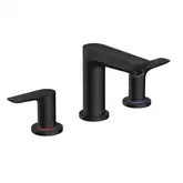 Змішувач для умивальника Hansgrohe Talis E на 3 отвори, чорний матовий (71733670)