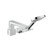 Змішувач на край ванни Hansgrohe Metropol ручка Loop Secuflex, хром (74550000)