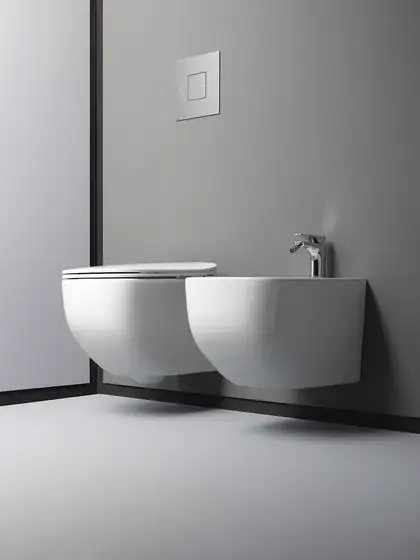 Биде подвесное AXA White Jam, с сиденьем Soft Close (3312801) фото 3 Aquada.com.ua