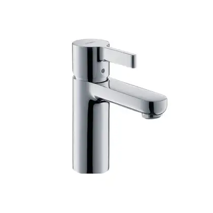 Смеситель для раковины, однорычажный Hansgrohe Metris S (цвет - хром), с доным клапаном Pop-Up (31063000) фото 1 Aquada.com.ua