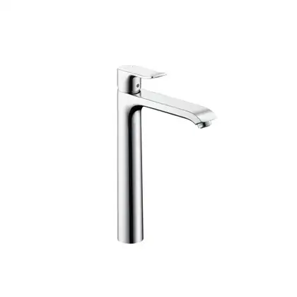 Смеситель для раковины, однорычажный Hansgrohe Metris (цвет - хром), сдонным клапаном (31184000) фото 1 Aquada.com.ua