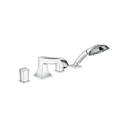 Смеситель на борт ванны Hansgrohe Metropol Classic (цвет - хром) (31315000) фото 1 Aquada.com.ua