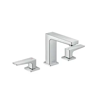 Смеситель для раковины Hansgrohe Metropol (цвет - хром), с донным клапаном Push-Open (32514000) фото 1 Aquada.com.ua