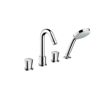 Смеситель на борт ванны Hansgrohe Logis (цвет - хром) (71314000) фото 1 Aquada.com.ua