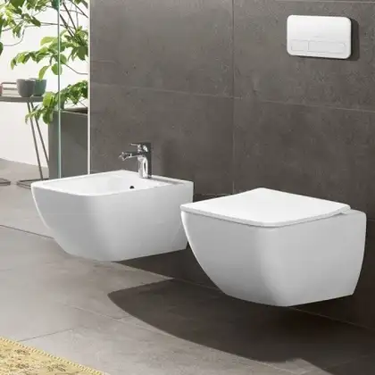 VILLEROY & BOCH Биде подвесное Villeroy&Boch Venticello 56х37,5 см (альпийский белый) (44110001) фото 2 Aquada.com.ua VILLEROY & BOCH Биде подвесное Villeroy&Boch Venticello 56х37,5 см (альпийский белый) (44110001) фото 2 Aquada.com.ua