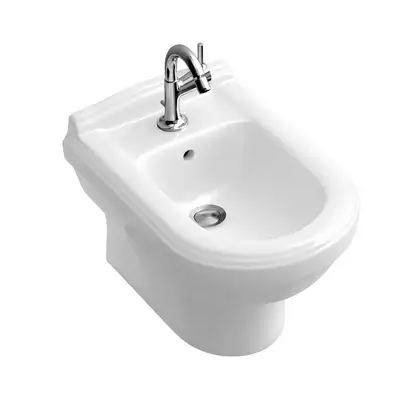 Биде подвесное Villeroy & Boch Hommage (белый star white С+) (7441B0R2) фото 1 Aquada.com.ua