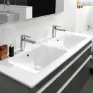 VILLEROY & BOCH Раковина двойная Villeroy-Boch Venticello 130х50 см (4111DL01) фото 2 Aquada.com.ua
