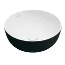 Раковина накладная на столешницу Villeroy & Boch Artis Ø 43 см, white/black (417943BCT8) фото 1 Aquada.com.ua