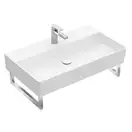 Раковина подвесная 80 х 47 см Villeroy & Boch Memento 2.0 (альпийский белый, с переливом) (4A228001) фото 1 Aquada.com.ua