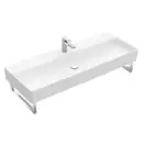 Раковина подвесная 120 х 47 см Villeroy & Boch Memento 2.0 (альпийский белый, без перелива) (4A22C201) фото 1 Aquada.com.ua