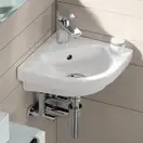 Раковина угловая Villeroy & Boch Subway 32х32 см (73194501) фото 2 Aquada.com.ua