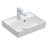 Маленькая (мини) раковина 45 х 37 см Villeroy & Boch Collaro (альпийский белый, с переливом) (43344501)