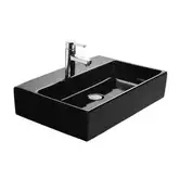 Раковина накладная на столешницу Villeroy & Boch Memento 60 х 42 см, чёрный глянец (513560S0)