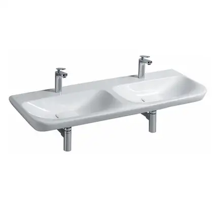 Раковина двойная Geberit myDay 130 х 480 мм с покрытием KeraTect (135430600) фото 1 Aquada.com.ua Раковина двойная Geberit myDay 130 х 480 мм с покрытием KeraTect (135430600) фото 1 Aquada.com.ua