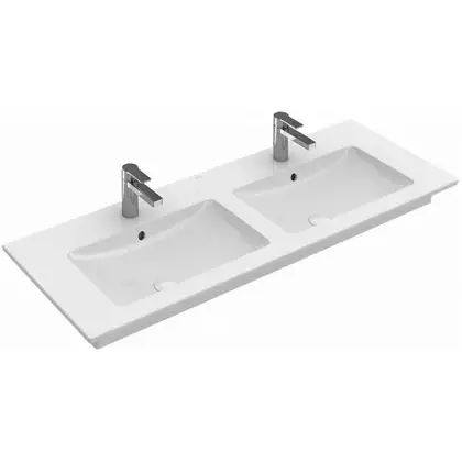 VILLEROY & BOCH Раковина двойная Villeroy-Boch Venticello 130х50 см (4111DL01) фото 1 Aquada.com.ua