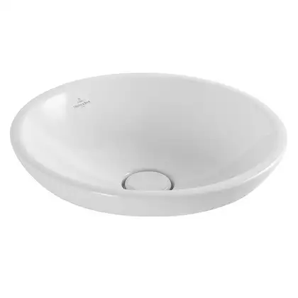 VILLEROY & BOCH Раковина полувстраиваемая Villeroy&Boch Loop & Friends Ø 430 мм (41140001) фото 1 Aquada.com.ua