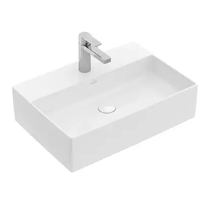 Раковина накладная на столешницу 60 х 42 см Villeroy & Boch Memento 2.0 (альпийский белый, без перелива) (4A076101) фото 1 Aquada.com.ua