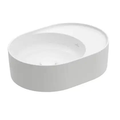 Раковина накладная на столешницу 51 х 38 см Villeroy & Boch Collaro (альпийский белый) (4A155301) фото 1 Aquada.com.ua