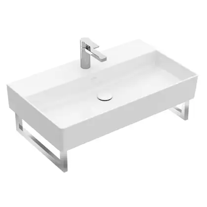 Раковина подвесная 80 х 47 см Villeroy & Boch Memento 2.0 (альпийский белый, без перелива) (4A228101) фото 1 Aquada.com.ua