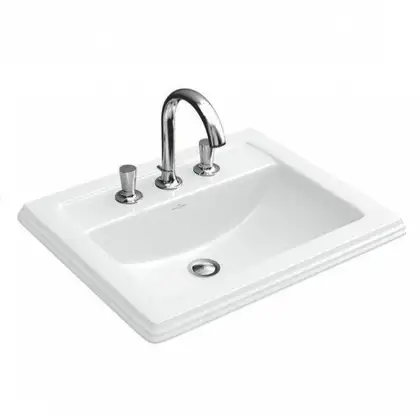 Встраиваемая раковина Villeroy & Boch Hommage 630 х 525 мм (710263R2) фото 1 Aquada.com.ua